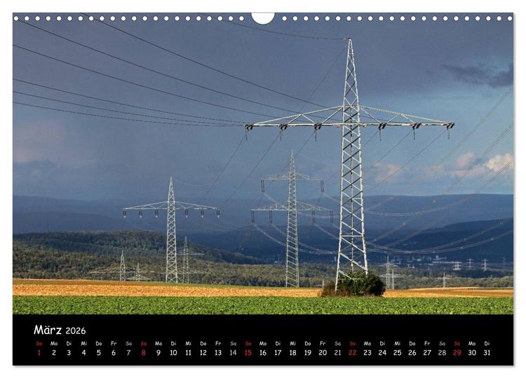 Produktbild: Unter Strom (Wandkalender 2026 DIN A3 quer), CALVENDO Monatskalender