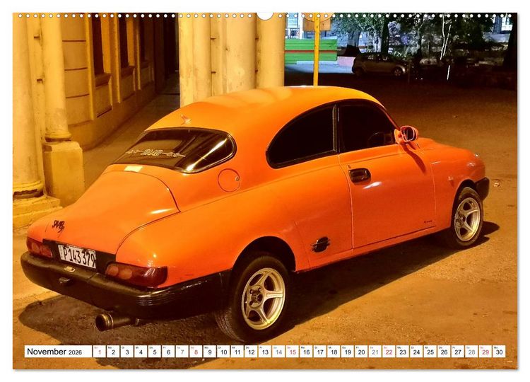 Produktbild: Alte Schweden - Schwedische Oldtimer in Kuba (hochwertiger Premium Wandkalender 2026 DIN A2 quer), Kunstdruck in Hochglanz