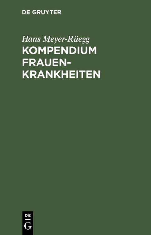 Produktbild: Kompendium Frauenkrankheiten