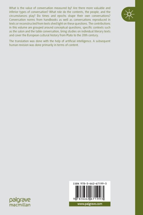 Produktbild: The Value of Conversation