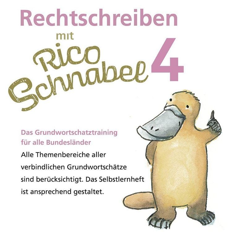 Produktbild: Rechtschreiben mit Rico Schnabel, Klasse 4