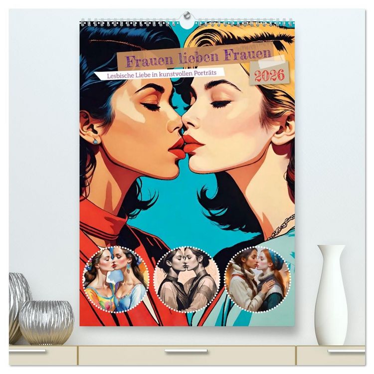 Produktbild: Frauen lieben Frauen (hochwertiger Premium Wandkalender 2026 DIN A2 hoch), Kunstdruck in Hochglanz