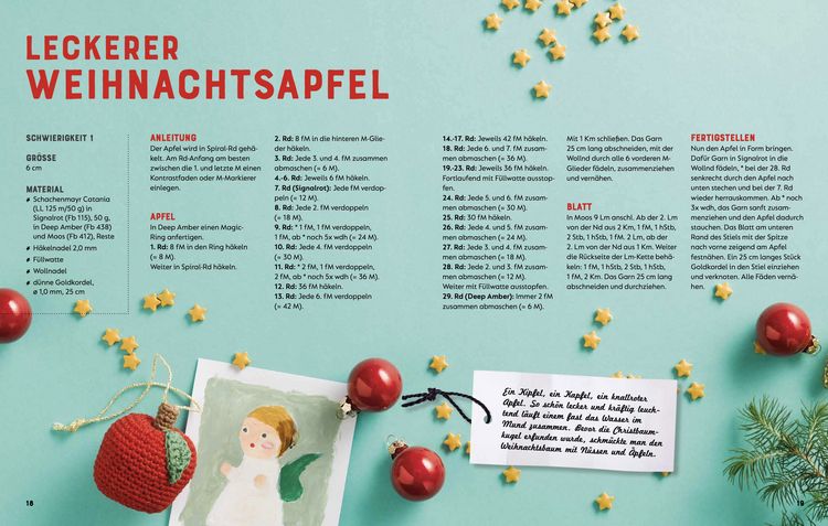 Produktbild: Christmas Cuteness. Baumschmuck h&auml;keln - Adventskalender