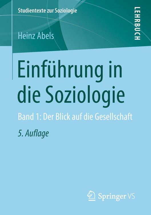 Produktbild: Einf&uuml;hrung in die Soziologie