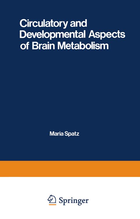 Produktbild: Circulatory and Developmental Aspects of Brain Metabolism