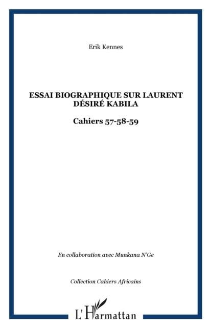 Produktbild: Essai biographique sur laurentdesire ka