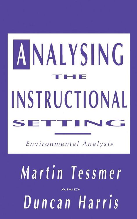 Produktbild: Analysing the Instructional Setting