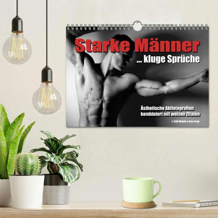 Produktbild: Starke M&auml;nner... kluge Spr&uuml;che (Wandkalender 2026 DIN A4 quer), CALVENDO Monatskalender