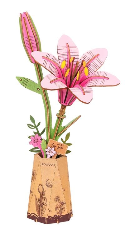 Produktbild: Book Nook DIY Blume Pinke Lilie