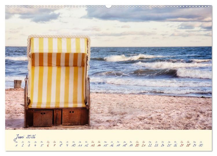 Produktbild: OSTSEEGL&Uuml;CK - Gl&uuml;cksmomente auf dem Dar&szlig; (hochwertiger Premium Wandkalender 2026 DIN A2 quer), Kunstdruck in Hochglanz