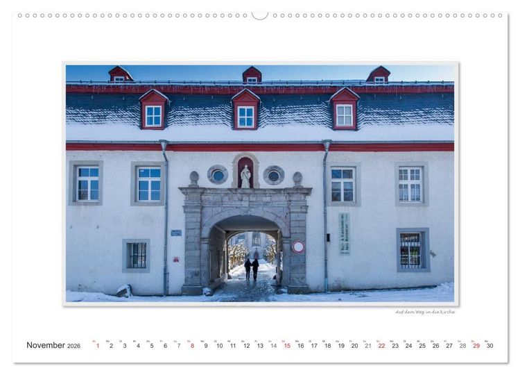 Produktbild: Emotionale Momente: Abtei Marienstatt im Westerwald (Wandkalender 2026 DIN A2 quer), CALVENDO Monatskalender