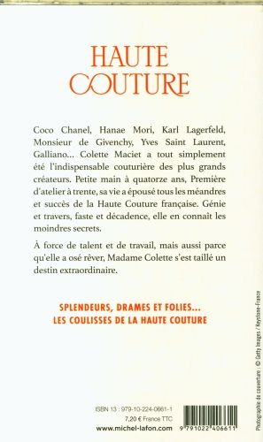 Produktbild: Haute couture : une vie aux c&ocirc;t&eacute;s des plus grands couturiers