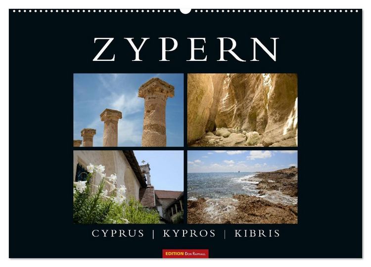 Produktbild: Zypern &ndash; Cyprus &ndash; Kypros (Wandkalender 2026 DIN A2 quer), CALVENDO Monatskalender