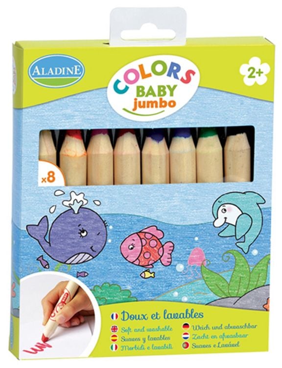 Produktbild: 8 Jumbo Malstifte