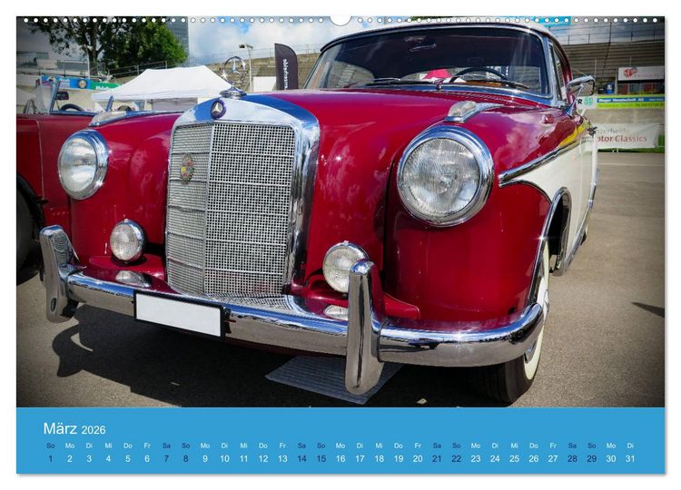 Produktbild: Mercedes Classics (Wandkalender 2026 DIN A2 quer), CALVENDO Monatskalender