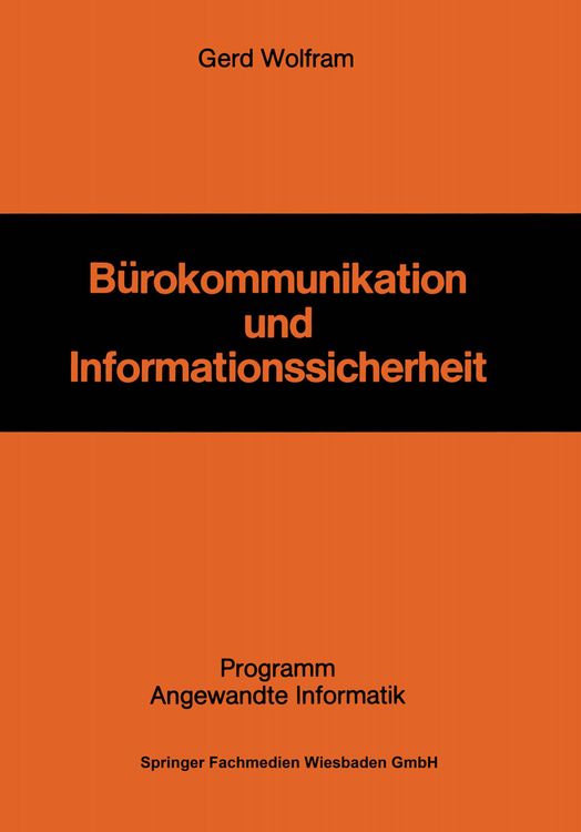 Produktbild: B&uuml;rokommunikation und Informationssicherheit