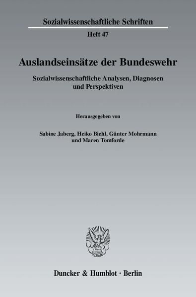 Produktbild: Auslandseins&auml;tze der Bundeswehr.