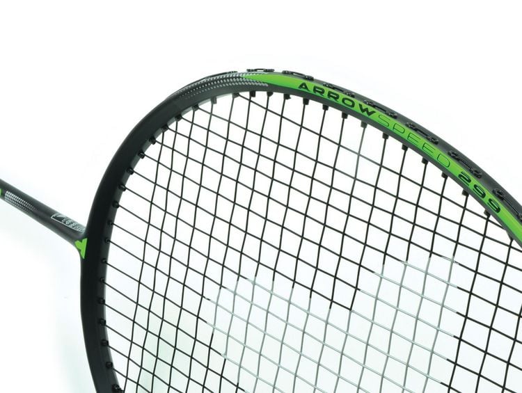 Produktbild: Talbot-Torro 439885 - Badmintonschl&auml;ger Arrowspeed 299, Graphit-Alu-Mix, One Piece Optic, 96g, gr&uuml;n/schwarz, Einstiegsracket/Freizeitschl&auml;ger