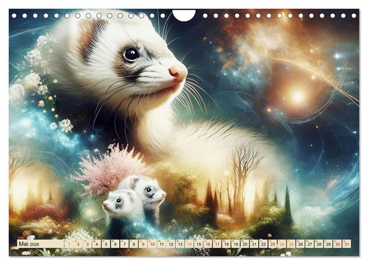 Produktbild: Verborgenes Naturgefl&uuml;ster (Wandkalender 2026 DIN A4 quer), CALVENDO Monatskalender