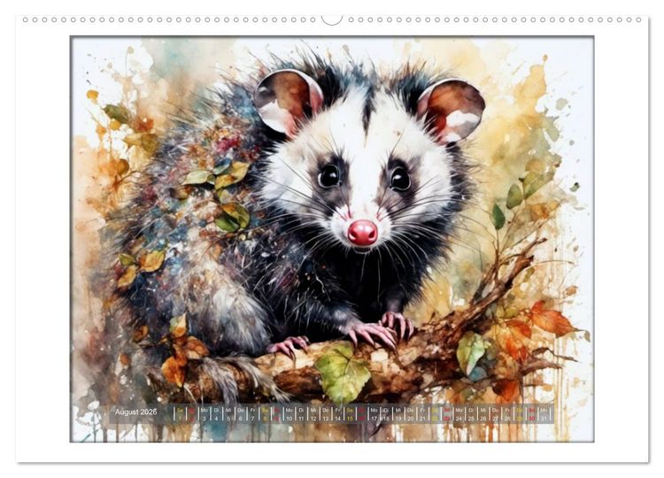 Produktbild: Liebenswerte Beuteltiere (Wandkalender 2026 DIN A2 quer), CALVENDO Monatskalender
