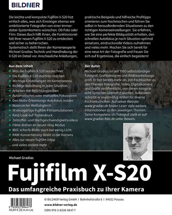 Produktbild: Fujifilm X-S20: Das umfangreiche Praxisbuch zu Ihrer Kamera