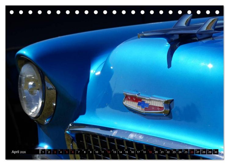 Produktbild: The art of mobility - american cars from the 50s & 60s (Part 2) (Tischkalender 2026 DIN A5 quer), CALVENDO Monatskalender