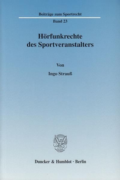 Produktbild: H&ouml;rfunkrechte des Sportveranstalters.