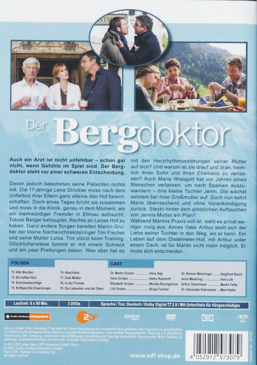 Produktbild: Der Bergdoktor - Staffel 8 [3 DVDs]