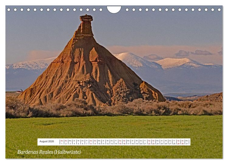 Produktbild: Von Festung bis Flamenco (Wandkalender 2026 DIN A4 quer), CALVENDO Monatskalender