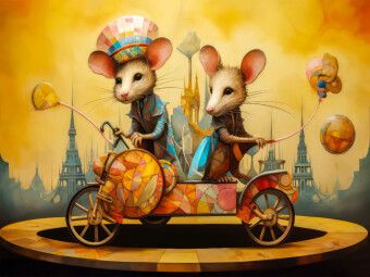Produktbild: CALVENDO Puzzle Zirkus-Phantasien | 1000 Teile Lege-Gr&ouml;&szlig;e 64x48cm Foto-Puzzle f&uuml;r gl&uuml;ckliche Stunden