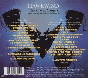 Produktbild: Hawkwind: Choose Your Masques (2CD Deluxe Exp+Rem)