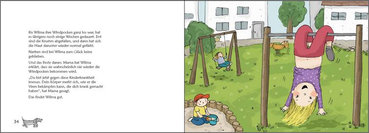 Produktbild: Wilma und die Windpocken - Das Bilder-Erz&auml;hlbuch f&uuml;r Kinder, die Windpocken haben oder mehr dar&uuml;ber wissen wollen