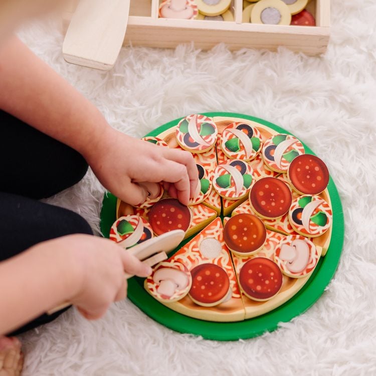 Produktbild: Pizza Party Spielset aus Holz
