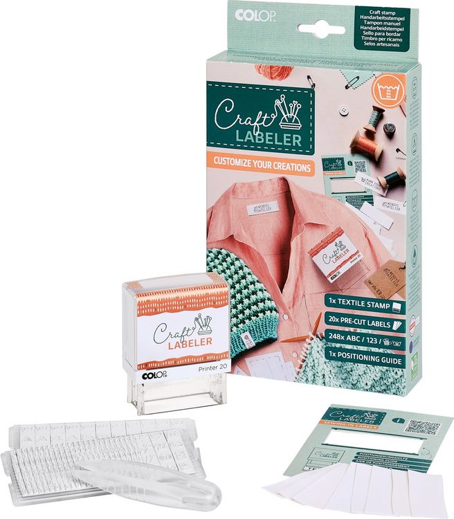 Produktbild: COLOP Craft Labeler Markier Set P20, Stempel-Set
