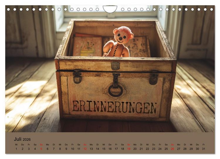 Produktbild: Wei&szlig;t du noch? Der Kalender deiner Kindheitserinnerungen. (Wandkalender 2026 DIN A4 quer), CALVENDO Monatskalender