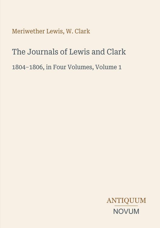 Produktbild: The Journals of Lewis and Clark
