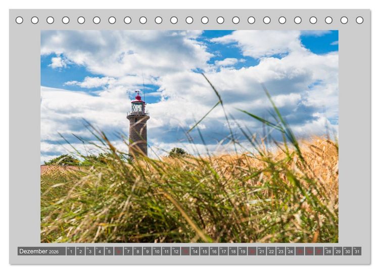 Produktbild: Zuhause am Meer (Tischkalender 2026 DIN A5 quer), CALVENDO Monatskalender