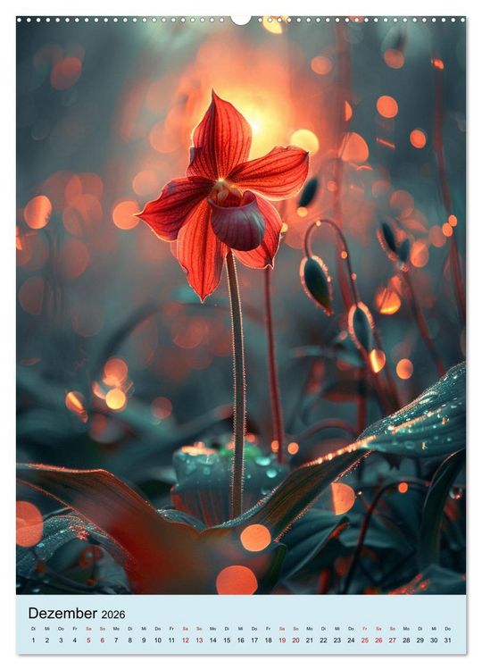 Produktbild: Orchideen Poesie (Wandkalender 2026 DIN A2 hoch), CALVENDO Monatskalender