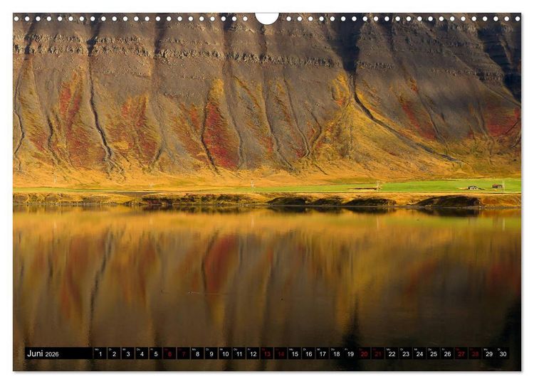 Produktbild: Stimmungsvolles Island (Wandkalender 2026 DIN A3 quer), CALVENDO Monatskalender