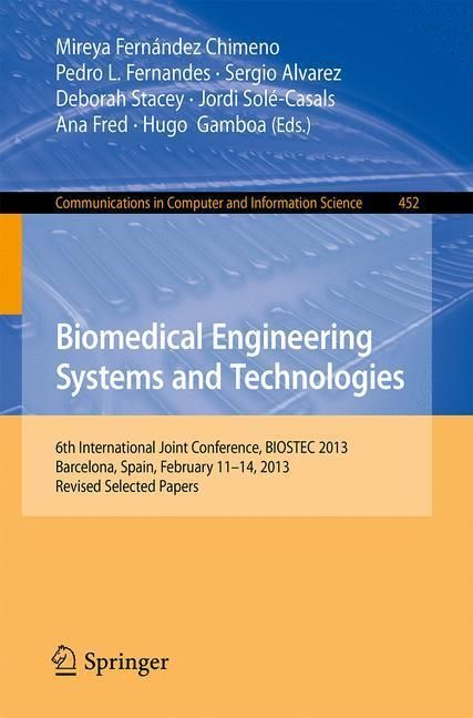 Produktbild: Biomedical Engineering Systems and Technologies
