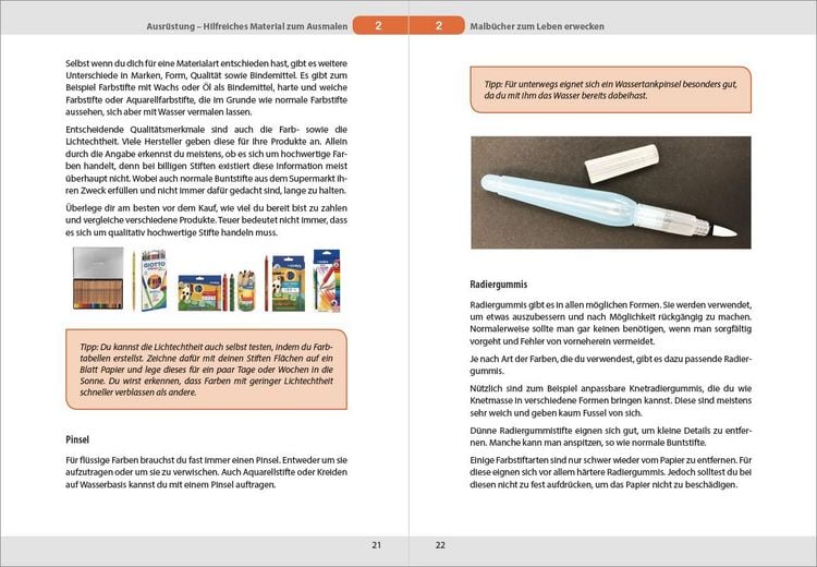 Produktbild: Kreative Ausmaltechniken - Malb&uuml;cher zum Leben erwecken!