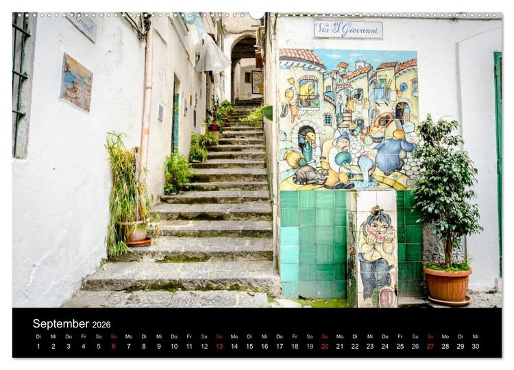 Produktbild: Vietri sul Mare an der Amalfik&uuml;ste (Wandkalender 2026 DIN A2 quer), CALVENDO Monatskalender