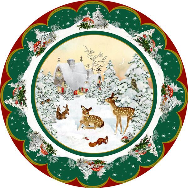 Produktbild: A3-Wandkalender &ndash; Nostalgischer Weihnachtsteller