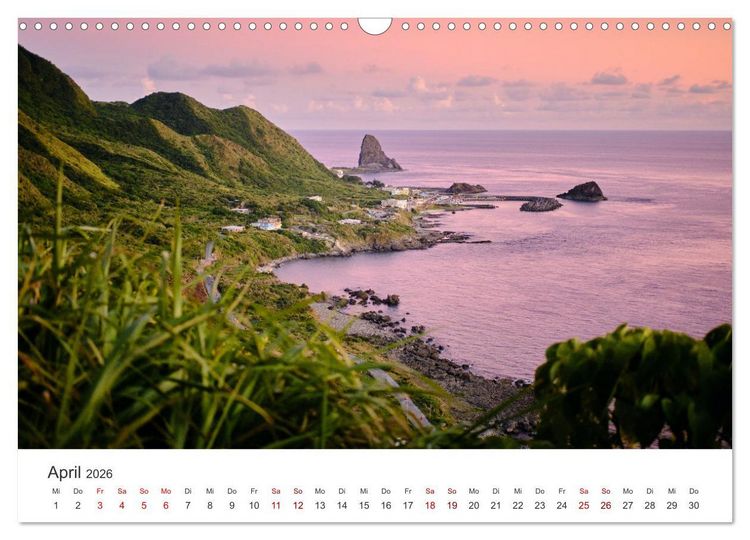 Produktbild: Taiwan - Die wundervolle Insel in Asien. (Wandkalender 2026 DIN A3 quer), CALVENDO Monatskalender