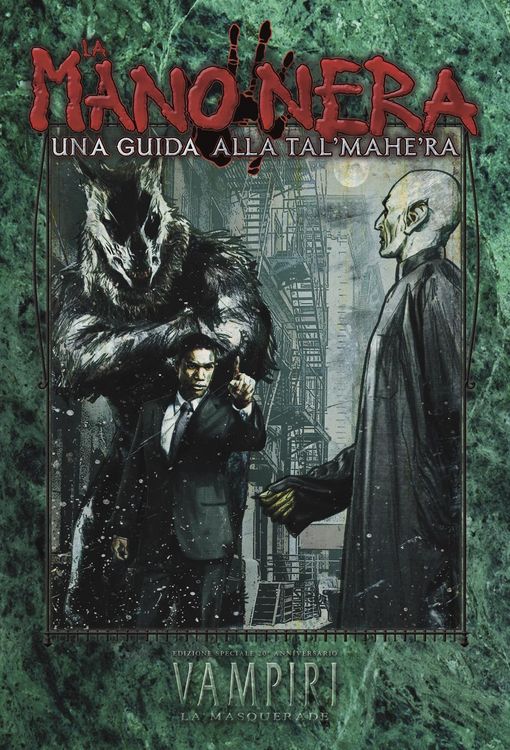 Produktbild: La Mano Nera. Una guida alla Tal'Mahe'Ra. Vampiri La Masquerade. Ediz. 20&deg; anniversario