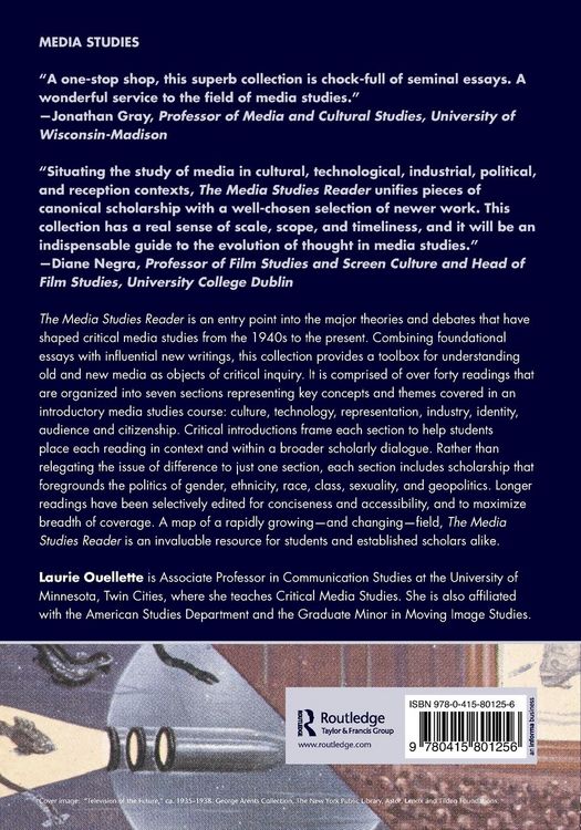 Produktbild: The Media Studies Reader