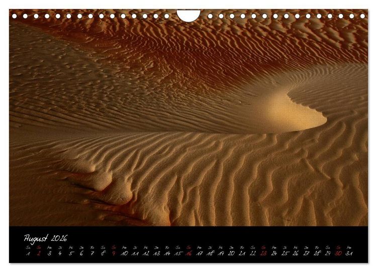 Produktbild: Faszination W&uuml;ste (Wandkalender 2026 DIN A4 quer), CALVENDO Monatskalender