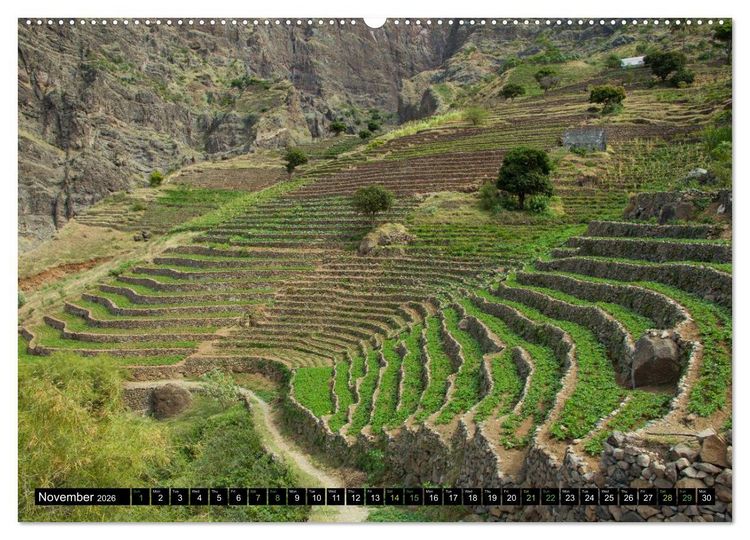 Produktbild: Cabo Verde - Africa's Dream Archipelago (High Quality Premium Wall Calendar 2026 DIN A2 landscape),CALVENDO 12 Month Wall Calendar
