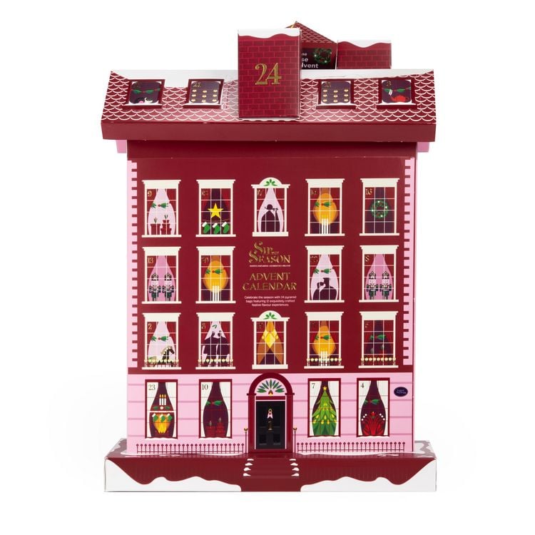 Produktbild: English Tea Shop Winter Cottage Tee Adventskalender, BIO, 24 Pyramidenbeutel