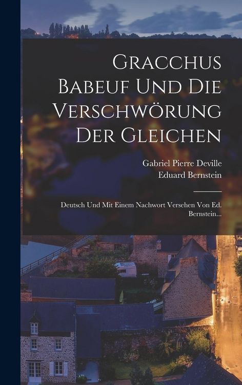 Produktbild: Gracchus Babeuf Und Die Verschw&ouml;rung Der Gleichen